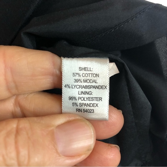 Banana Republic Women’s Slim Skirt Navy Fitted Business Topstitch on Waistband - Picture 7 of 8